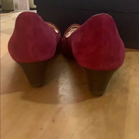 Cole Haan Tali Luxe loafer sz8.5 Cabernet suede - Picture 3 of 7